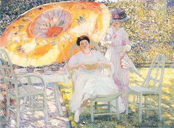 弗雷德裡尅 卡爾 弗裡塞尅 The Garden Parasol 弗雷德裡尅 卡爾 弗裡塞尅 The Garden Parasol